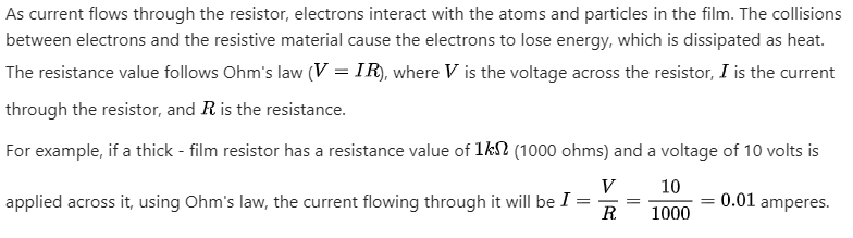 Understanding Thick - Film Resistors: How They Work and Their Applications